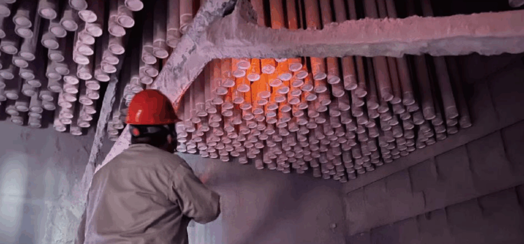 Fluorescent powder leak detection for dust collectors
